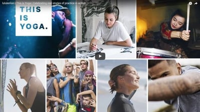 Interactive digital content with Lululemon
