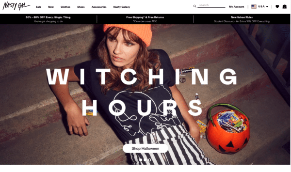 Halloween Ecommerce Sites