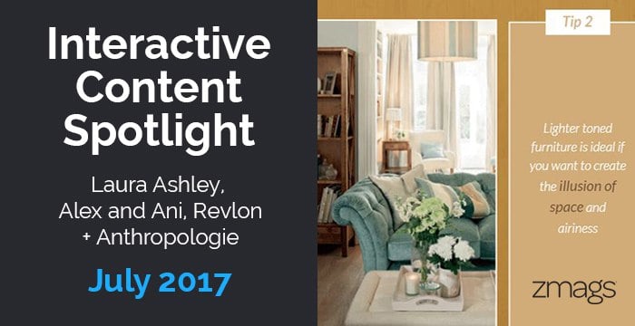 Interactive Content Spotlight: Laura Ashley, Anthropologie, Revlon