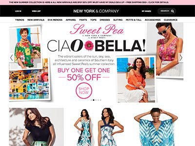 Creator Content Boosts Page Views for New York & Company by 600%